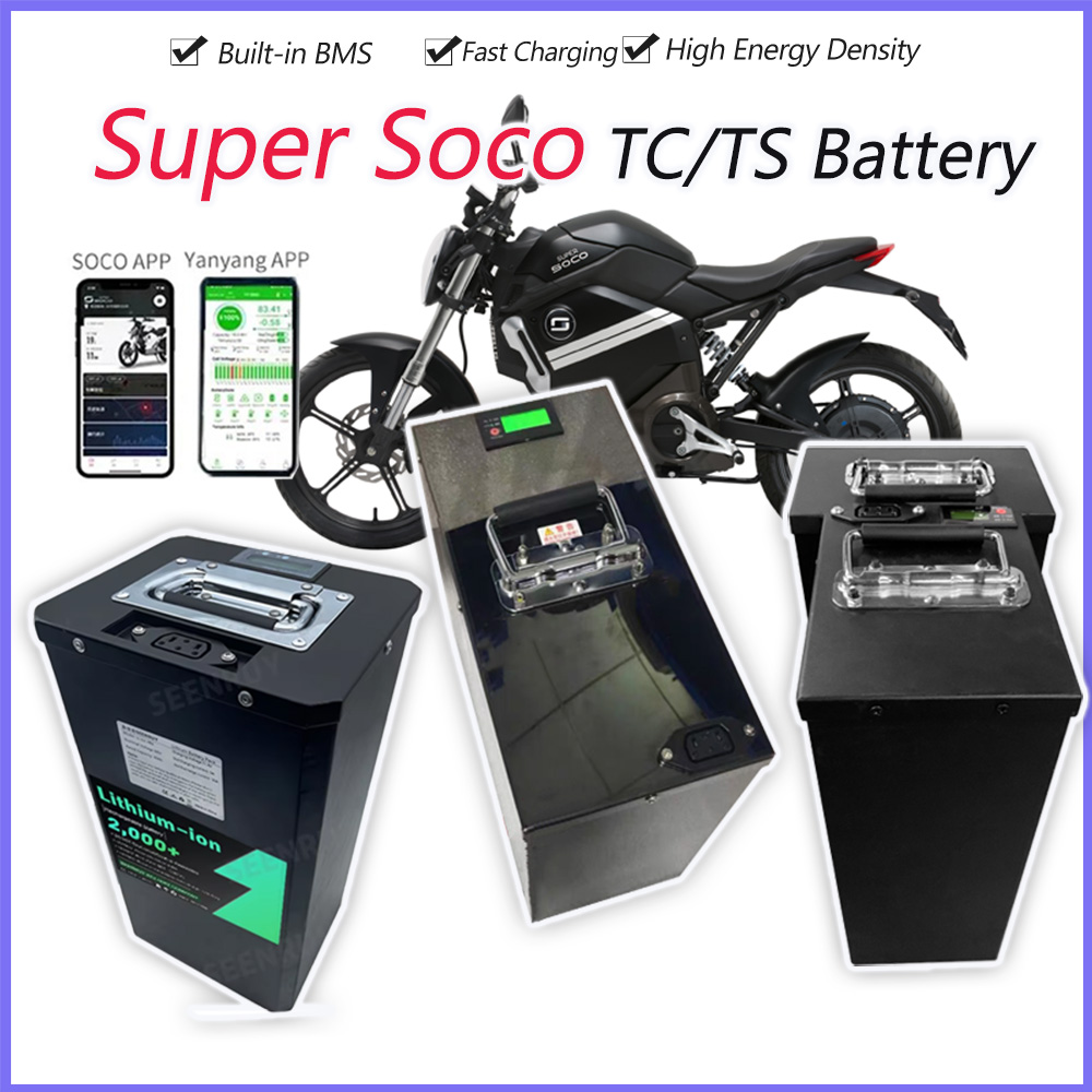 Super Soco TC TS Big Battery 6 - 72V 30Ah Lifepo4 Battery Pack recension och pris