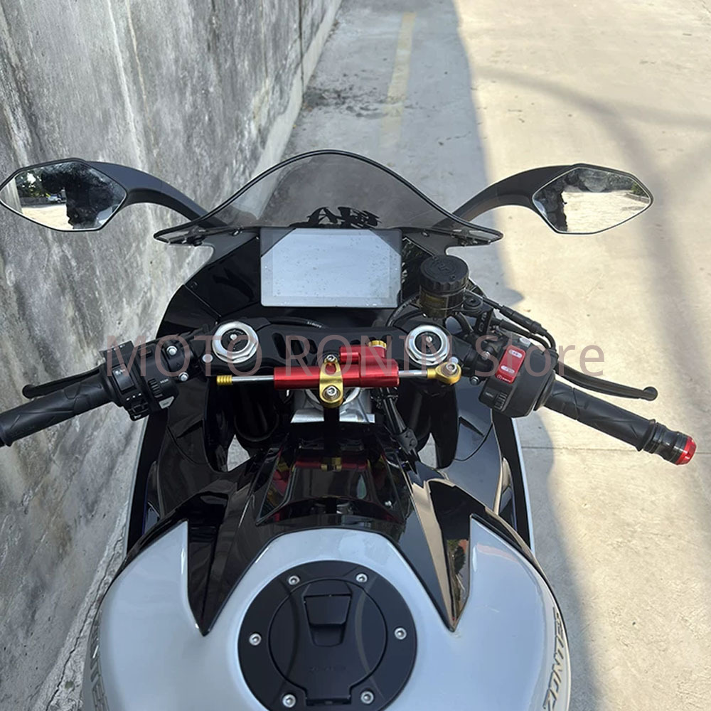 Motorcycle CNC Aluminum Stabil - Steering Damper Stabilizer Kit Cnc recension och pris