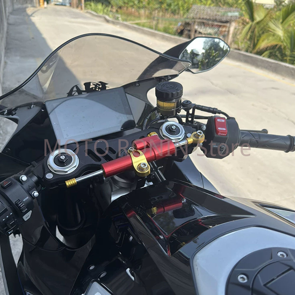 Motorcycle CNC Aluminum Stabil - Steering Damper Stabilizer Kit Cnc recension och pris