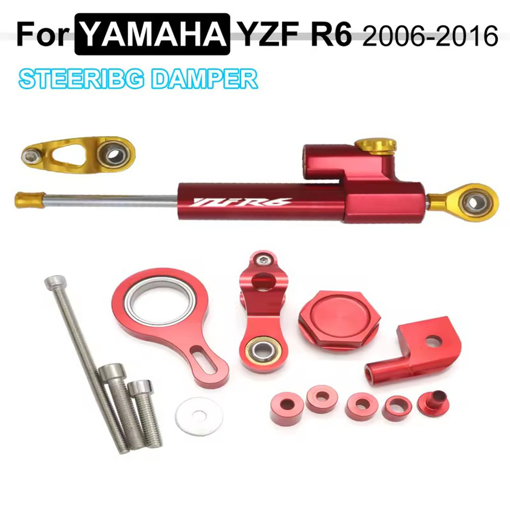 For YAMAHA YZF R1 2002-2017 R6 - Steering Damper Stabilizer Kit Cnc recension och pris