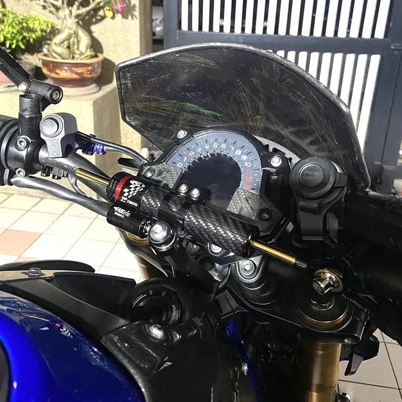 Fiber Carbon Steering Damper S - Steering Damper Stabilizer Kit Cnc recension och pris